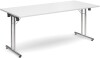 Dams Rectangular Folding Table - 1800 x 800mm - White