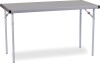 Spaceright Fast Fold Rectangular Table - 610 x 1525mm - Grey