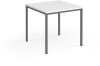 Dams Flexi 25 Square Table - 800 x 800mm - White