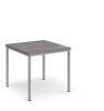 Dams Flexi 25 Square Table - 800 x 800mm - Grey Oak