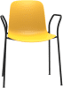 Origin FLUX 4 Leg Classroom Chair with Arms - Signal Yellow