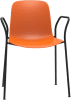 Origin FLUX 4 Leg Classroom Chair with Arms - Signal Orange
