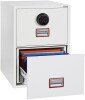 Phoenix Safe FS2252F World Class Vertical Fire File - 2 Drawer Cabinet with Fingerprint Lock