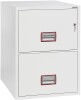 Phoenix Safe FS2252K World Class Vertical Fire File - 2 Drawer Cabinet with Key Lock