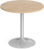 Dams Genoa Circular Dining Table with Trumpet Base 800mm Diameter