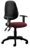 Dynamic Eclipse Plus 2 Bespoke Set Operator Chair with Adjustable Arms - Camira Phoenix Guyana