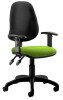 Dynamic Eclipse Plus 2 Bespoke Set Operator Chair with Adjustable Arms - Camira Xtreme Madura