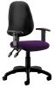 Dynamic Eclipse Plus 2 Bespoke Set Operator Chair with Adjustable Arms - Camira Phoenix Tarot