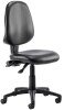 Dynamic Eclipse Plus Vinyl 2 Lever Operators Chair - Black