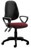 Dynamic Eclipse Plus 2 Bespoke Set Operator Chair with Fixed Arms - Camira Phoenix Guyana