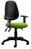 Dynamic Eclipse Plus 3 Lever Bespoke Seat Operator Chair with Loop Arms - Camira Xtreme Madura