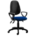 Dynamic Eclipse Plus 3 Lever Bespoke Seat Operator Chair with Loop Arms