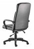 Dynamic Plaza Bonded Leather Operator Chair - Black