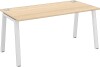 Elite Linnea Rectangular Desk with Straight Legs - 1000mm x 800mm