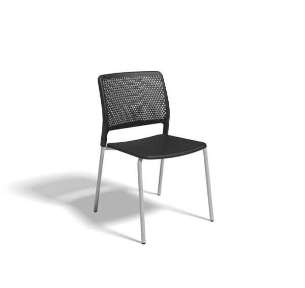 KI Grafton 4 Leg Chair - Black