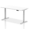 Dynamic Air Rectangular Height Adjustable Desk - 1600mm x 800mm - White