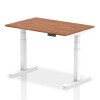 Dynamic Air Rectangular Height Adjustable Desk - 1200mm x 800mm - Walnut