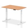 Dynamic Air Rectangular Height Adjustable Desk - 1200mm x 800mm - Oak