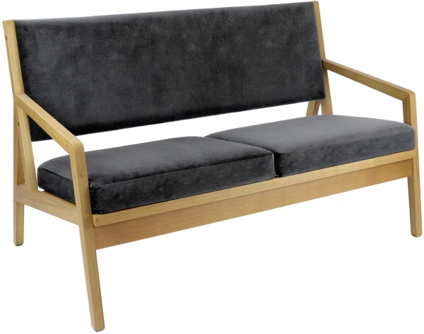 Dams Hanna Two Seater Sofa With Wooden Frame