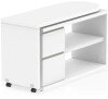 Dynamic Fleur Corner Smart Storage Desk - 1300 x 500mm - White