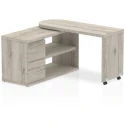 Dynamic Fleur Corner Smart Storage Desk - 1300 x 500mm