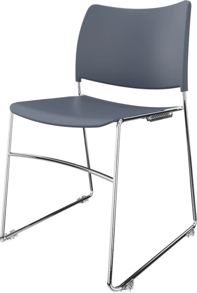 Spaceforme Zlite High Density Stacking Chair - Anthracite Grey