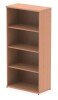 Dynamic Impulse Bookcase 1600mm High - Beech