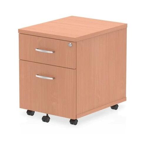 Dynamic Impulse Pedestal - 2 Drawer - Beech