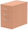 Dynamic Impulse Desk High Pedestal - 800mm Depth - Beech