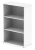 Dynamic Impulse Bookcase 1200mm High - White