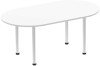 Dynamic Impulse Boardroom Table - (w) 1800 x (d) 1000mm - White