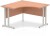 Dynamic Impulse Corner Desk with Twin Cantilever Legs - 1200 x 1200mm