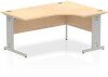 Dynamic Impulse Corner Desk with Cable Managed Legs - 1600mm x 1200mm - Maple