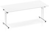 Dynamic Impulse Folding Rectangular Table - 1800 x 800mm - White