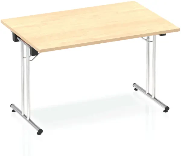 Dynamic Impulse Folding Rectangular Table - 1200 x 800mm - Maple