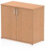 Dynamic Impulse Desk High Cupboard - 1 Shelf - 600m Depth - Oak