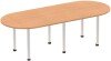 Dynamic Impulse Boardroom Table - (w) 2400 x (d) 1000mm - Oak