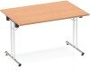 Dynamic Impulse Folding Rectangular Table - 1200 x 800mm - Oak