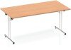 Dynamic Impulse Folding Rectangular Table - 1600 x 800mm - Oak