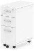 Dynamic Impulse Tall Narrow Under Desk Pedestal - 300 x 550mm - White