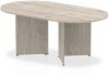 Dynamic Impulse Arrowhead Leg Boardroom Table 1800 x 1000mm - Grey oak