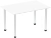 Dynamic Impulse Post Leg Straight Table - 1200 x 800mm