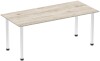 Dynamic Impulse Post Leg Straight Table - 1800 x 800mm