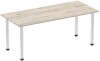 Dynamic Impulse Post Leg Straight Table - 1800 x 800mm