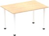 Dynamic Impulse Post Leg Straight Table - 1200 x 800mm