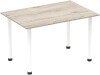 Dynamic Impulse Post Leg Straight Table - 1200 x 800mm