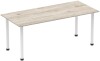 Dynamic Impulse Post Leg Straight Table - 1800 x 800mm