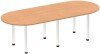 Dynamic Impulse Boardroom Table - (w) 2400 x (d) 1000mm - Oak