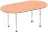 Dynamic Impulse Boardroom Table - (w) 1800 x (d) 1000mm - Beech
