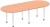 Dynamic Impulse Boardroom Table - (w) 2400 x (d) 1000mm